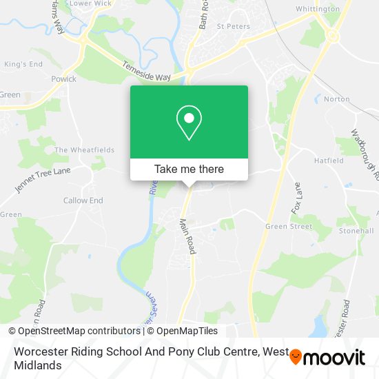 Worcester Riding School And Pony Club Centre map