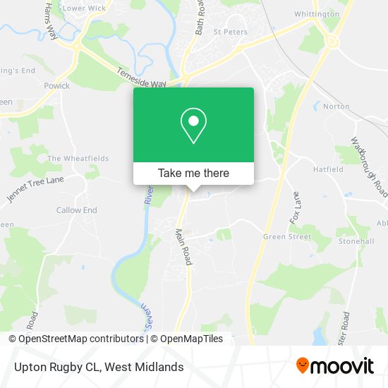 Upton Rugby CL map