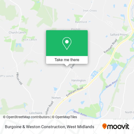 Burgoine & Weston Construction map