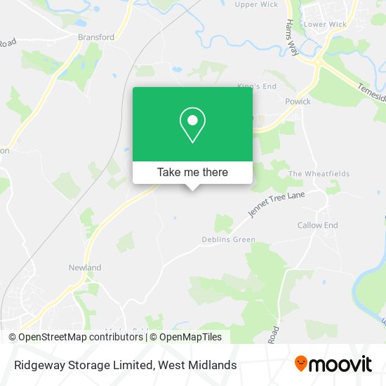 Ridgeway Storage Limited map