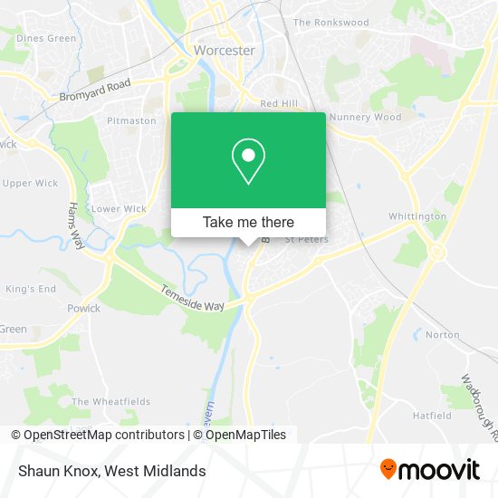 Shaun Knox map