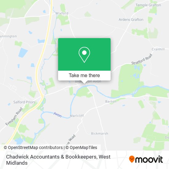 Chadwick Accountants & Bookkeepers map