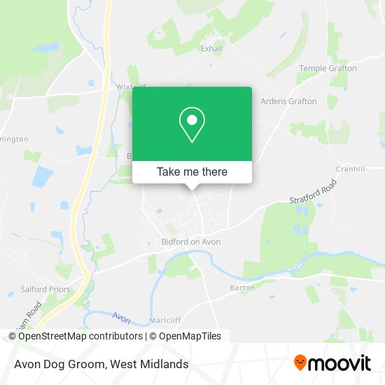 Avon Dog Groom map