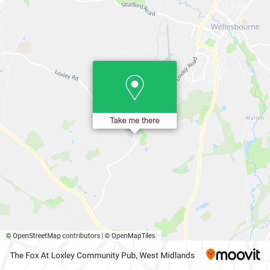 The Fox At Loxley Community Pub map