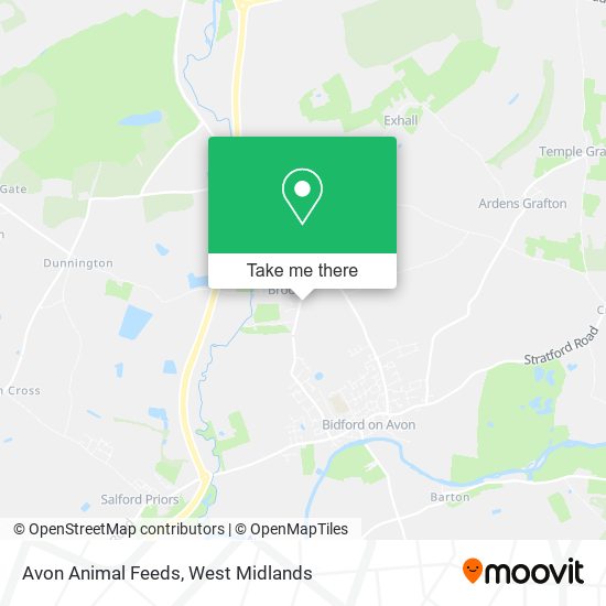 Avon Animal Feeds map