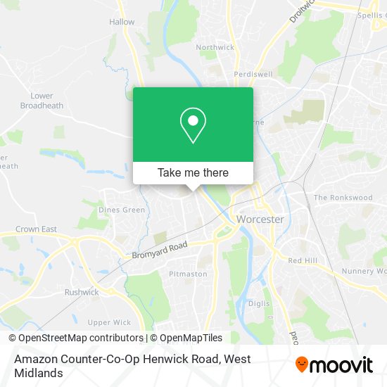 Amazon Counter-Co-Op Henwick Road map