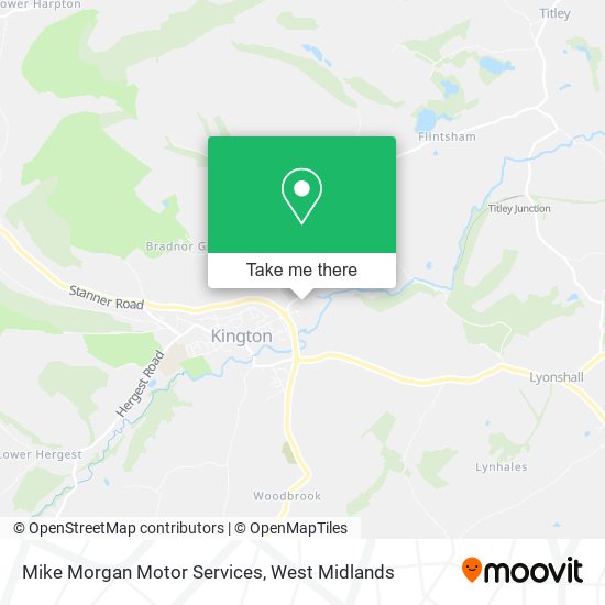 Mike Morgan Motor Services map