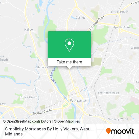 Simplicity Mortgages By Holly Vickers map