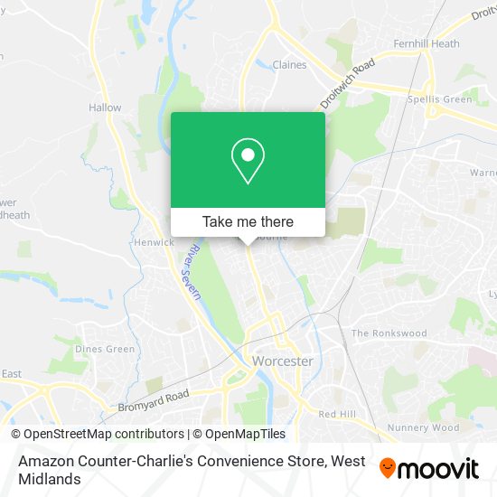 Amazon Counter-Charlie's Convenience Store map