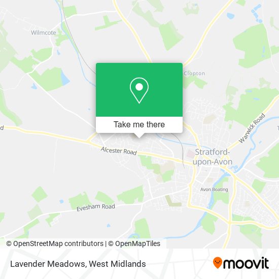 Lavender Meadows map