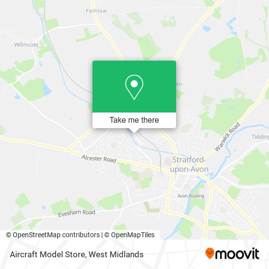 Aircraft Model Store map