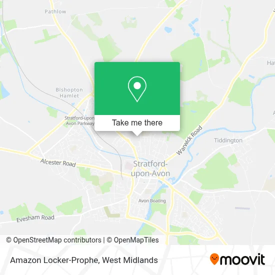 Amazon Locker-Prophe map