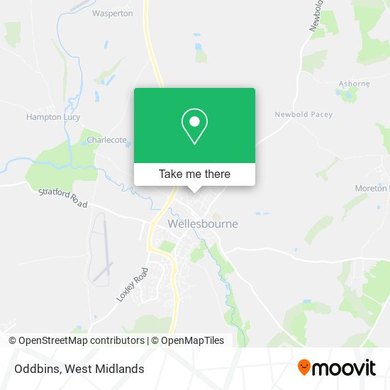 Oddbins map