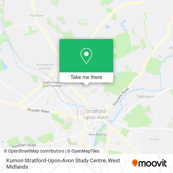 Kumon Stratford-Upon-Avon Study Centre map