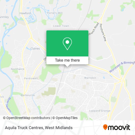 Aquila Truck Centres map