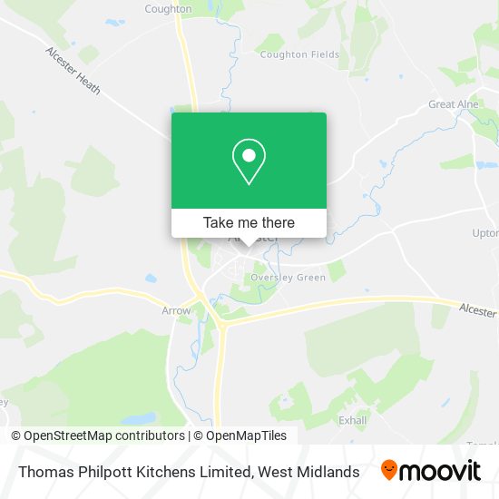 Thomas Philpott Kitchens Limited map