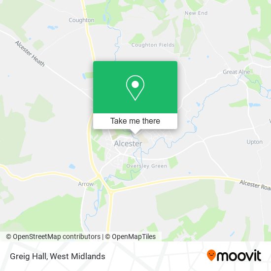 Greig Hall map