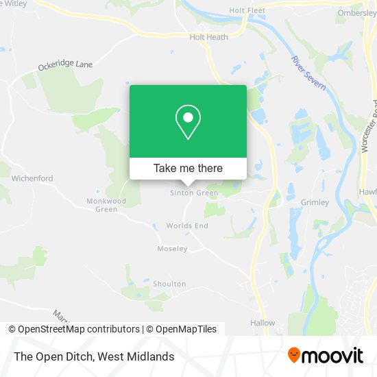 The Open Ditch map