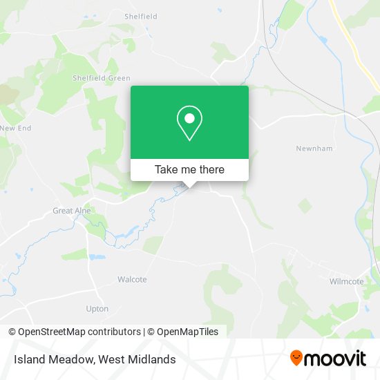 Island Meadow map