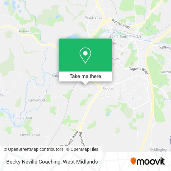 Becky Neville Coaching map