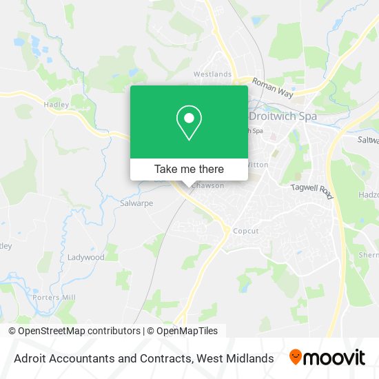 Adroit Accountants and Contracts map