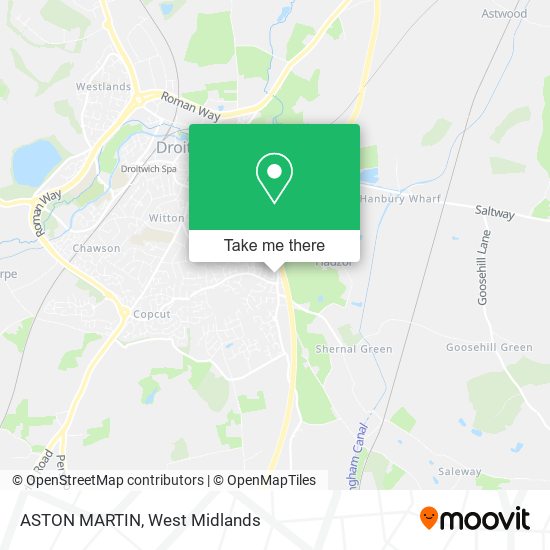 ASTON MARTIN map