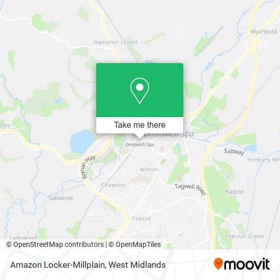 Amazon Locker-Millplain map