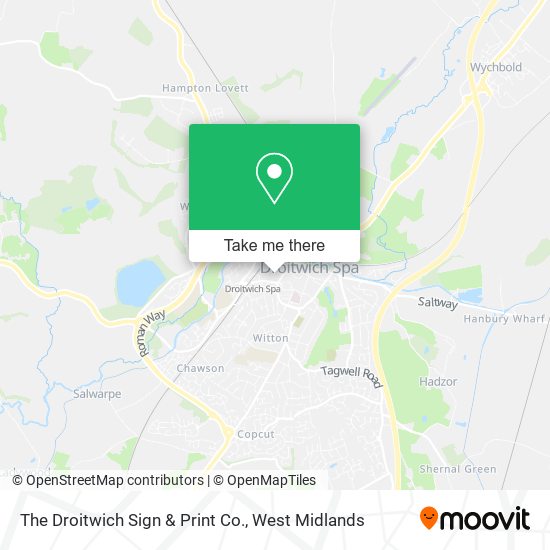 The Droitwich Sign & Print Co. map