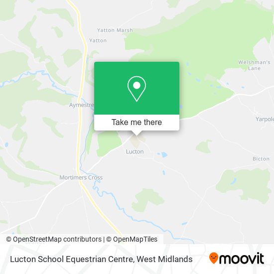 Lucton School Equestrian Centre map