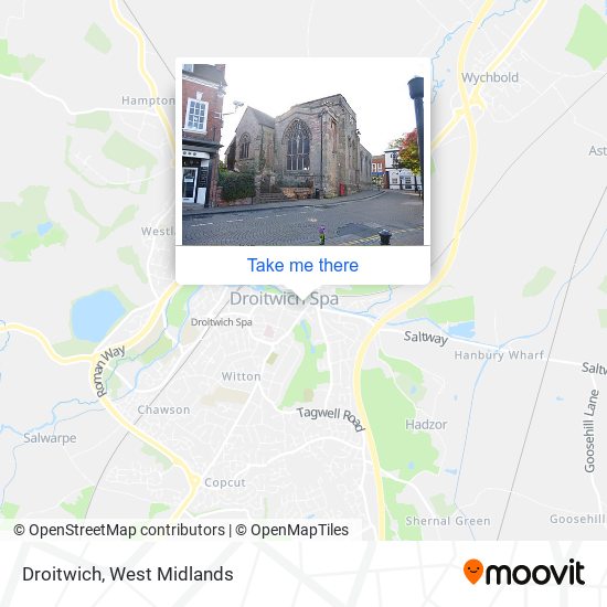 Droitwich map