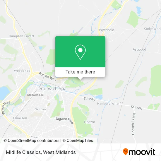 Midlife Classics map