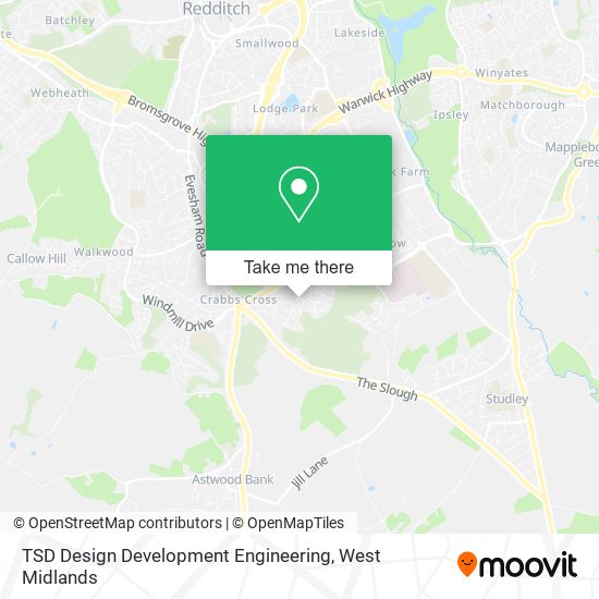 TSD Design Development Engineering map