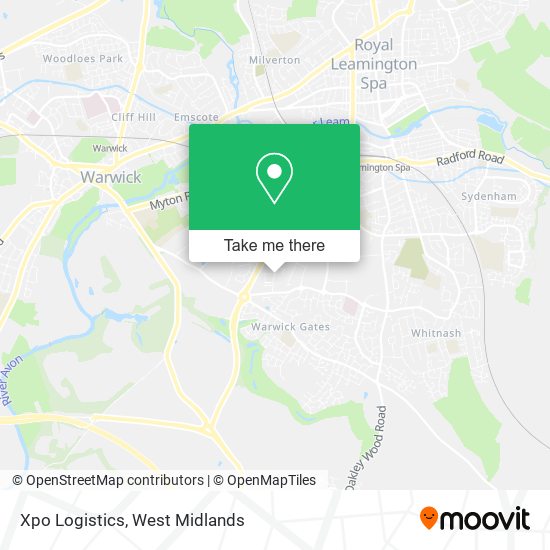 Xpo Logistics map