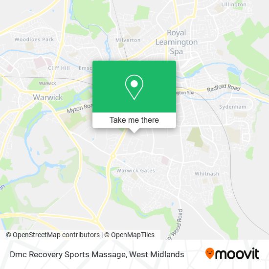 Dmc Recovery Sports Massage map