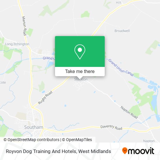 Royvon Dog Training And Hotels map
