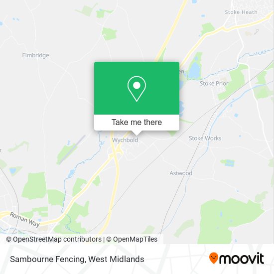 Sambourne Fencing map