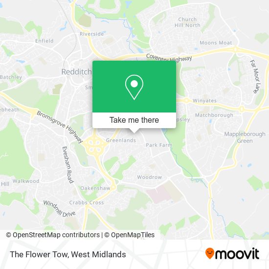 The Flower Tow map