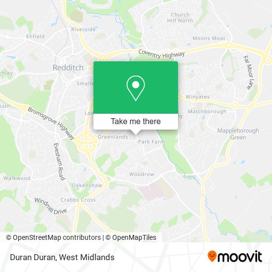 Duran Duran map
