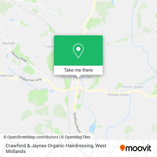 Crawford & Jaynes Organic Hairdressing map