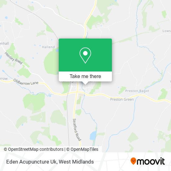 Eden Acupuncture Uk map