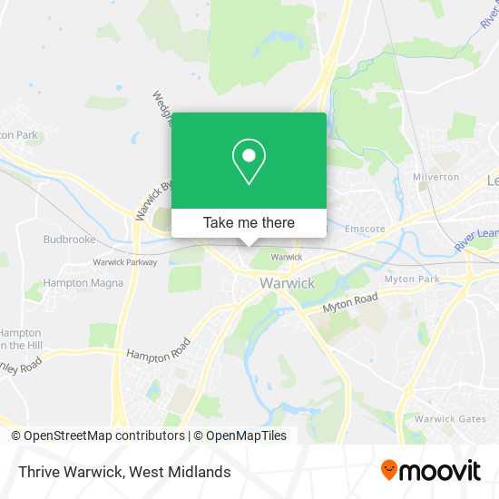 Thrive Warwick map