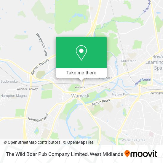 The Wild Boar Pub Company Limited map