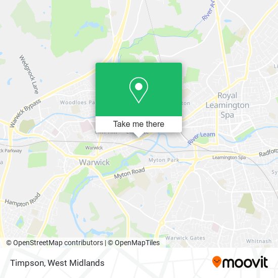 Timpson map