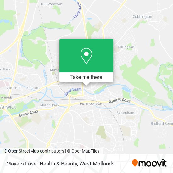 Mayers Laser Health & Beauty map