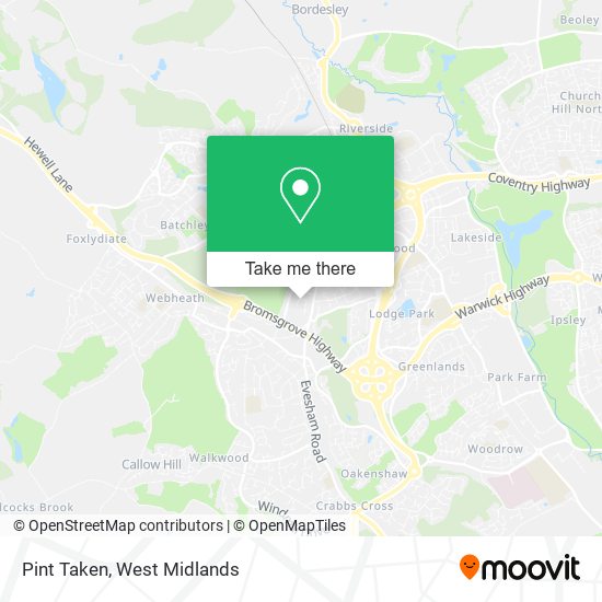 Pint Taken map