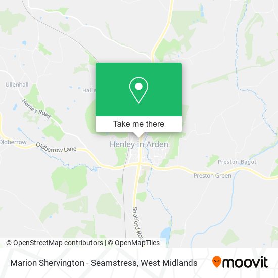 Marion Shervington - Seamstress map