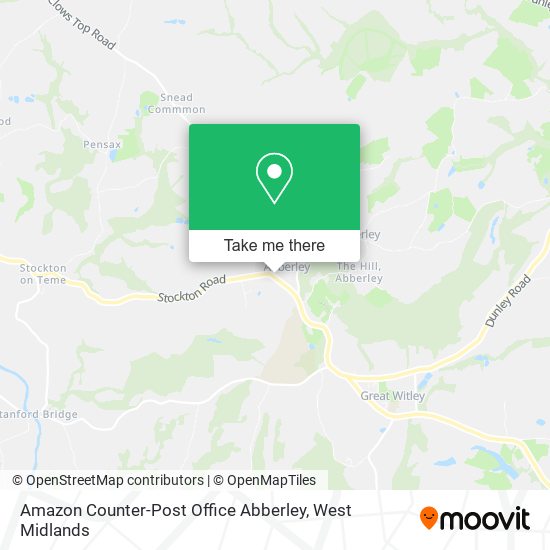 Amazon Counter-Post Office Abberley map