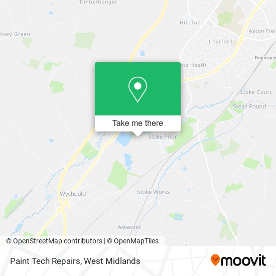 Paint Tech Repairs map