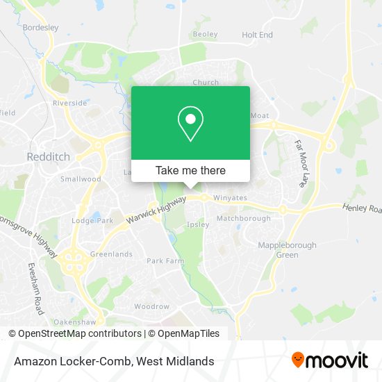 Amazon Locker-Comb map