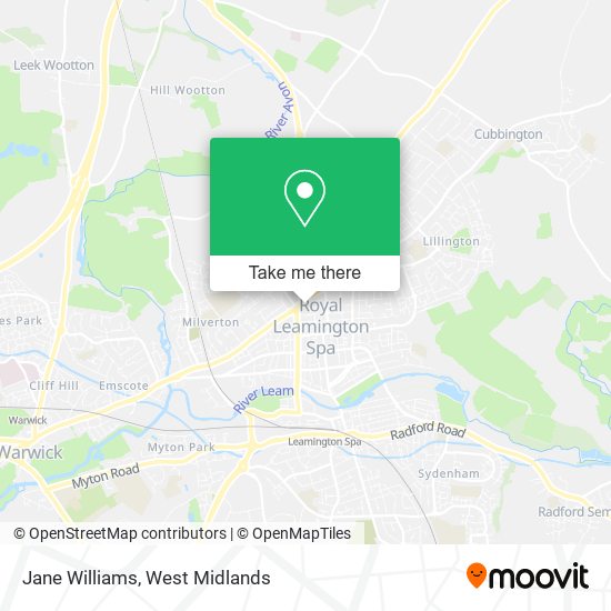 Jane Williams map